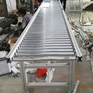 Customized Frame Width Modular Roller Conveyor Line for Mixed-Model Production