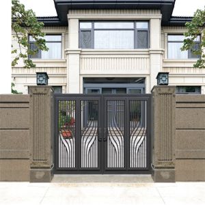 China TFT Sliding Trellis Aluminium Fence Gate Rotproof Eco Friendly on sale