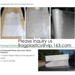China Car Disposable Plastic Seat Covers Vehicle Protectors, Five Set of Vehicle Maintenance Protection, Masking Dust Covers on sale