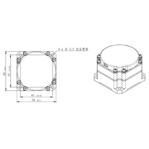 Lightweight Electronic Gyroscope Sensor weight ＜130(g) for Accurate Motion