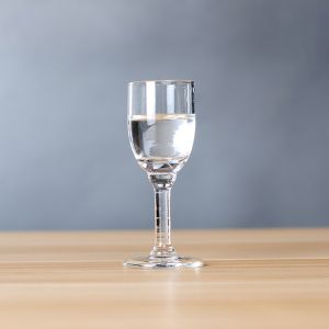 Machine Made 2 Oz Goblet Shot Glass For Wine Tasting
