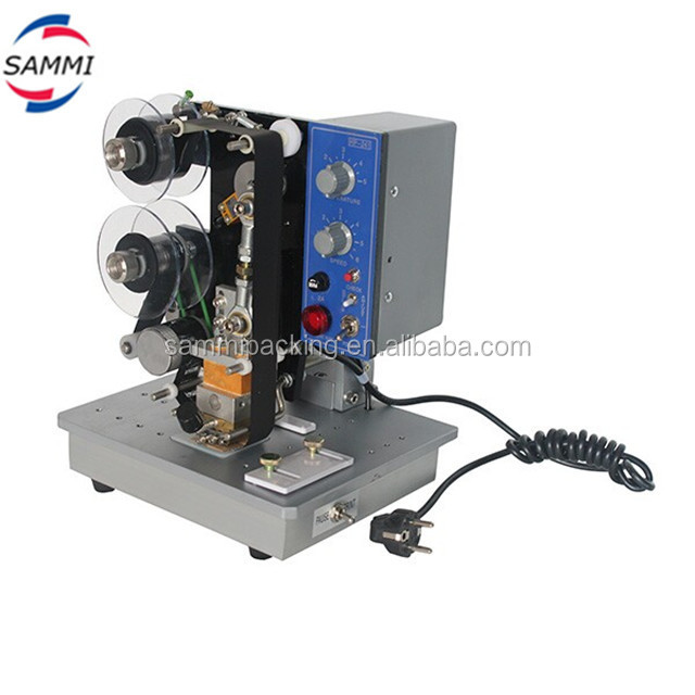 Electric Commercial Ribbon Date Coding Machine Tracking Automatic Coding Machine