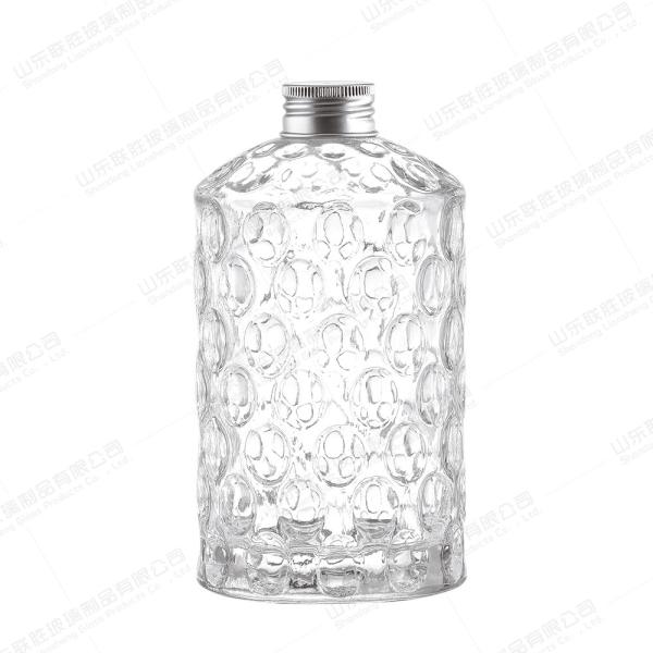 Quality 700ml 1L Glass Liquor Bottle for Screw Cap Gin Whiskey Vodka Rum Spirit wholesale