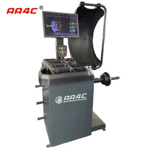 AA4C full automatic wheel balancer with automatic electromagnetic brake AA