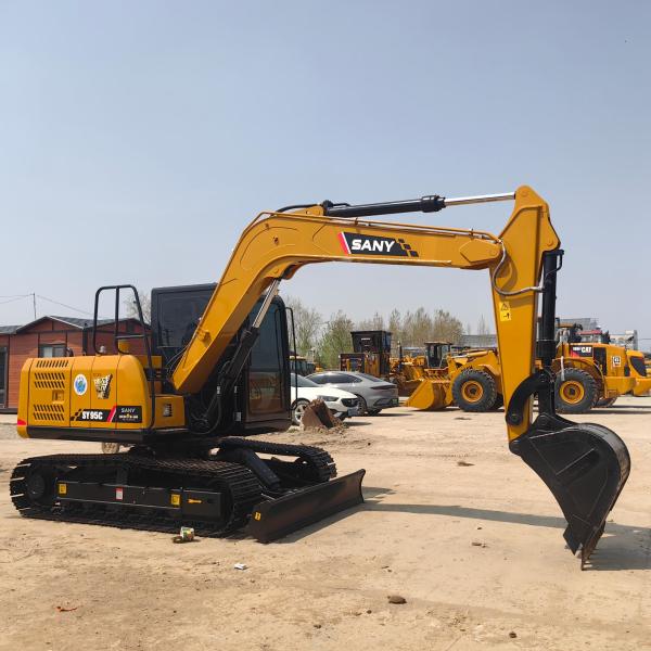 Original Brand Sany 95c High Quality Used Excavators 9 Ton Mini Crawler Digger