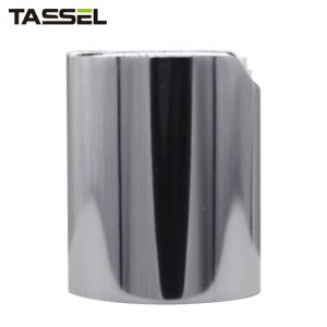 China PP Plastic Disc Top Cap Shiny Sliver Non Spill With ABS Cover Collar on sale