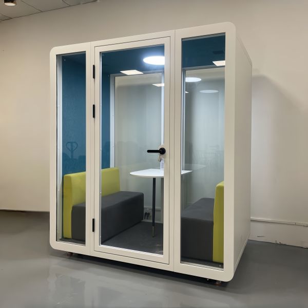 Soundproof Acoustic Booth with 35dB Sound Insulation and Easy Assembly