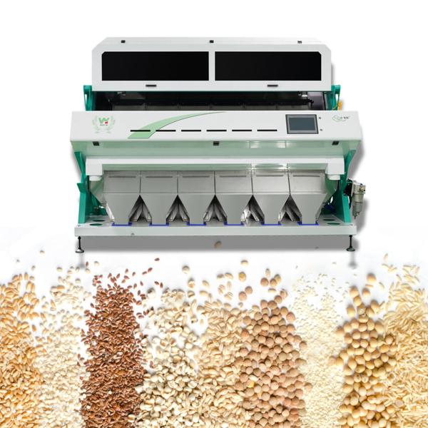Multi-Function 6 Chutes Rice Grain Color Sorter Selctor Machine Sorting For Rice