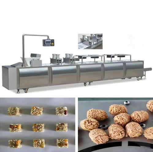 Quality Popped Rice Bar Forming Machine With Rectangular Shape Peanut Bar Making Machine wholesale