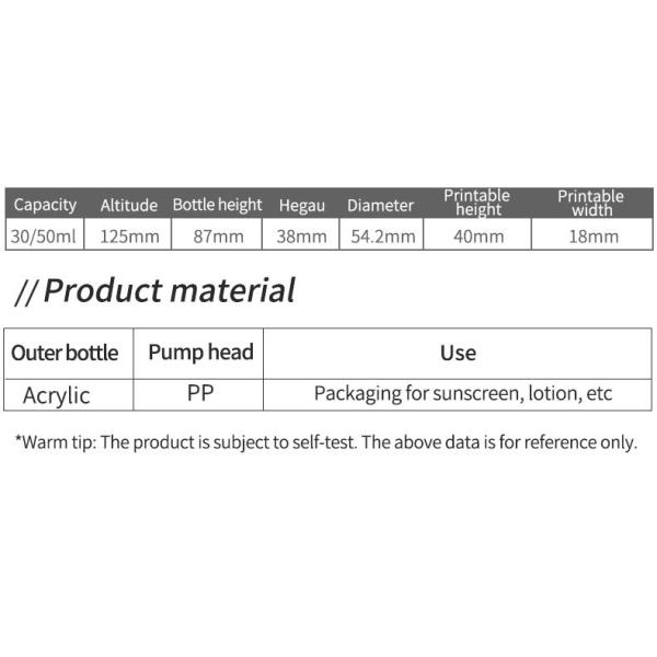 New Design Custom Cosmetic Packaging Purple 30ml 50ml Sunscreen Lotion Cream Bottle Packaging Hand Cream Deodorant