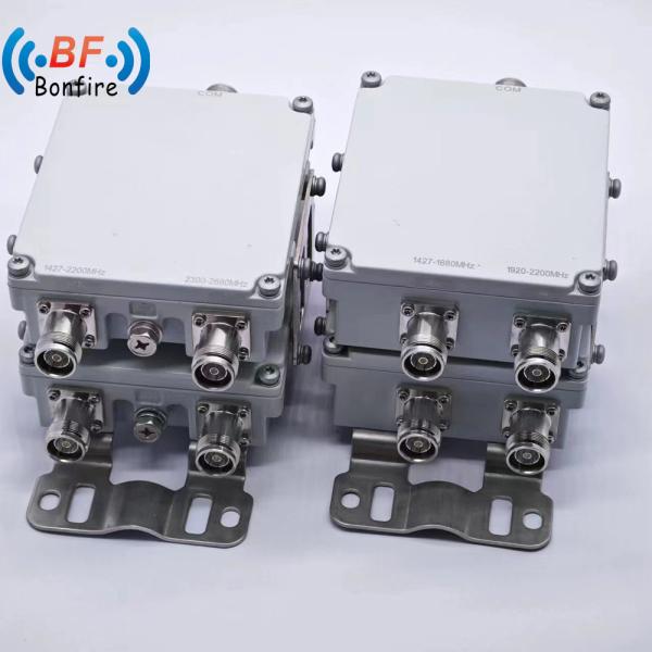 Customized 4.3-10 Female RF Duplexer Combiner for Dual Band 1710-1880 1920