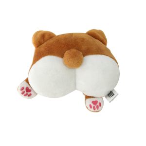 Corgi Butt Shape Dog Pet Toys Soft Plush Dog Squeaky Toy 37g