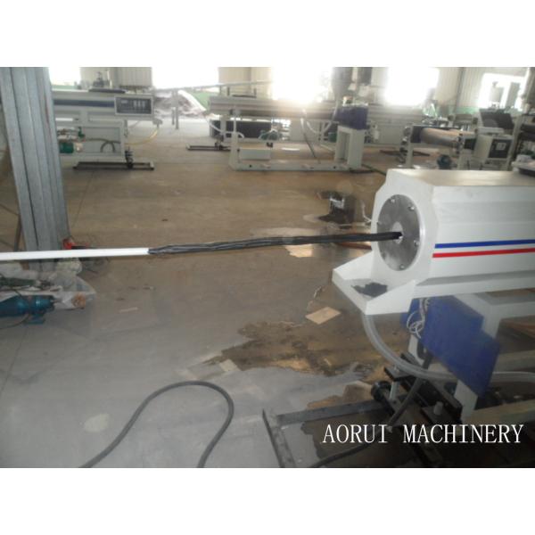 Full Automatic Plastic Pipe Extrusion Line , PE Single Screw Extruder Machine