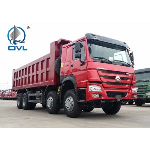 8 X 4 Heavy Duty Dump Truck 420 HP Engine 80 T Loading Capacity Tipper truck