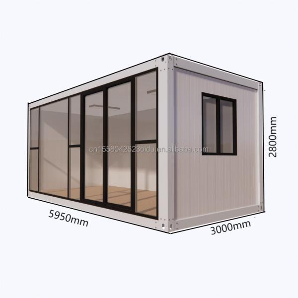 Quality Modern Design Style Office Building for Hotel Resort Made of Prefabricated Steel Structure and Sandwich Panel Container House wholesale