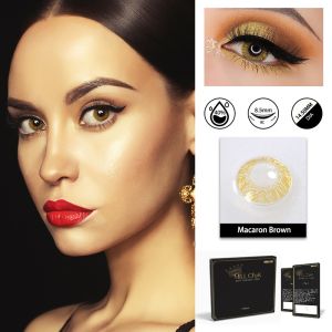 Color Changing Prescribed Colored Contacts Brown Eye Lens 8.5mm