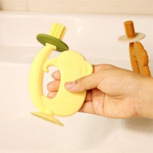 BPA Free Teether Silicone Soft Texture Easy To Hold Helps With Teething Pain