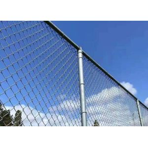 Cheap 6ft Garden Chain Link Fence Fabric Pvc Coated / Galvanized for sale
