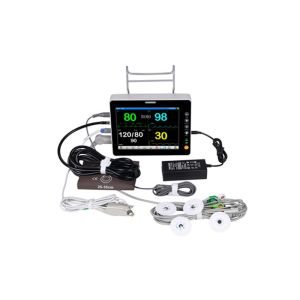 8" Multi Parameter Patient Monitor Six Parameters 96 Hours Large Storage