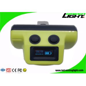 Underground Hard Rock Cordless Mining Cap Lamps , Miners Hard Hat Lamp For