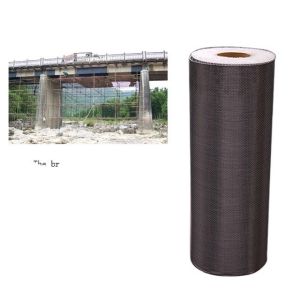 Cheap Building 200g Twill Carbon Fiber Unidirection For Bridge Reinforcement 3400 GPA for sale