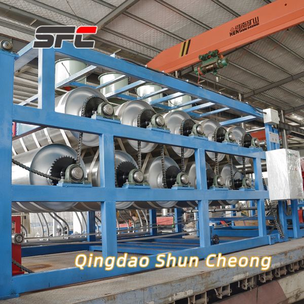 Factory Direct Supply Hanging Bar Type Automatic Stacking Roller Type Sheet Cooling Machine Batch Off Cooler