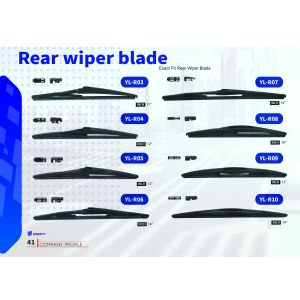 Cheap Rubber Rear Window Windshield Wiper for All-Weather Cleaning and Bendable Design for sale