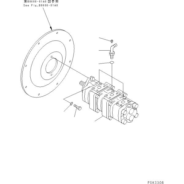 705-41-08260 (11+11+7+2.5) Excavator Gear Pump PC38UU PC38UUM 8.86 kgs