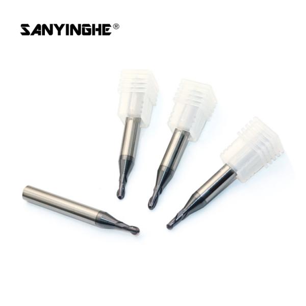Quality 6mm 8mm CNC Ball Nose End Mill Corner Radius Milling Cutter For Steel HRC45 HRC55 HRC65 2 4 6 Flute wholesale