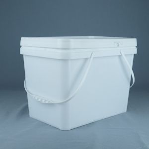 20kg Square Plastic Bucket Customized For Anti Stone Paint