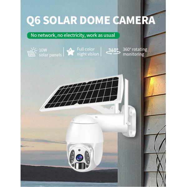 Wireless 3mp Tuya Smartlife App Remote View Hd Cctv Solar Camera 10w Solar Panel Outdoor 4g Ptz 360 Rotation Solar Camera