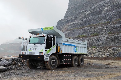 Quality High efficiency Mining Truck 125 Ton 528kWh With Long Drive Range wholesale