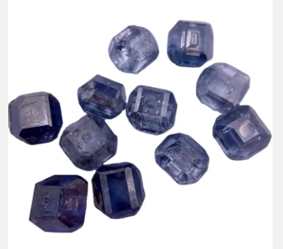 Fancy Bule Uncut Diamond Stone VVS HPHT Blue Rough Diamond For Gems