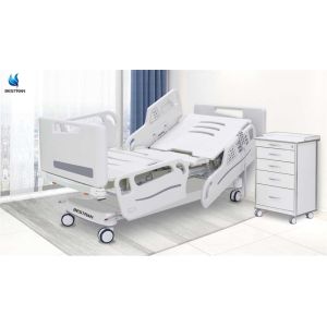 China Lateral Tilt Electric ICU Hospital Bed Intensive Care Bed Post Surgery Recovery 7 Function on sale