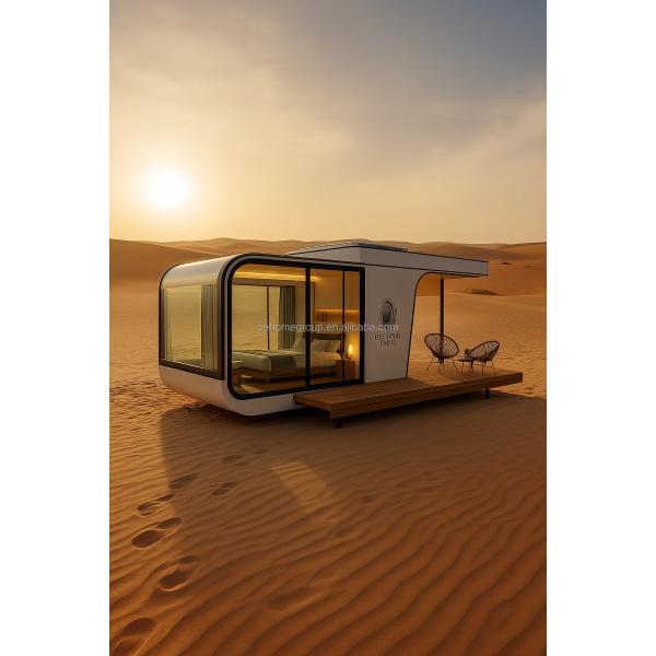 Durable Using Various Prefab Container House Tiny Portable Home Tiny Modular House Camping Hotel Space Capsule