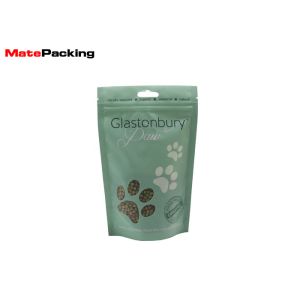 Custom Plastic Stand Up Pouch Matte Child Proof Zipper Bags With Zipper / Window