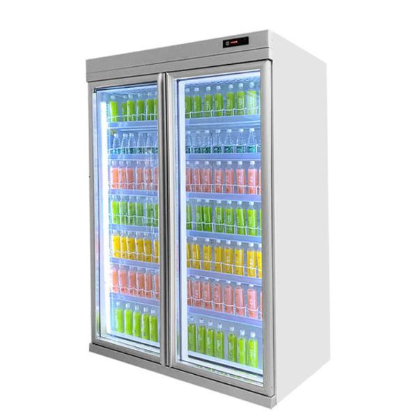 Quality New Style Remote Cooling System R22 Commercial Beverage Showcase Upright Cooler wholesale