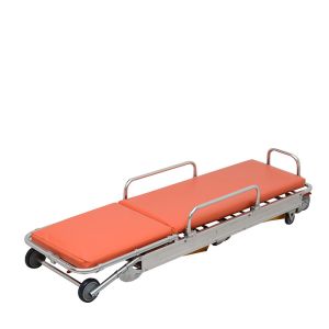 Customized Ambulance Folding Stretcher With Wheels Ambulance Bed Stretcher