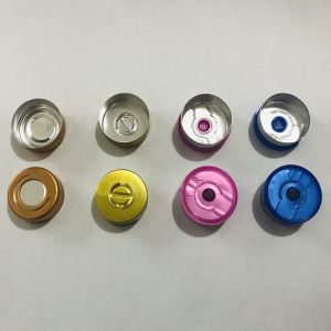 Custom Medicinal Vial Aluminium Cap 13mm-32mm Injection Vial Cap