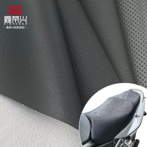 Elastic Pvc Embossed Patterns Artificial Synthetic Leather for Motorcycle