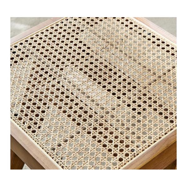 Nordic rattan weaving household simple creative make-up chair backrest homestand casual dining room solid wood chair