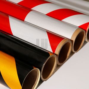 Chevron Right / Left Hand Honeycomb Reflective Tape Yellow And Red