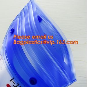 Custom printed phone accessories plastic pvc zipper bag, PVC Waterproof Phone