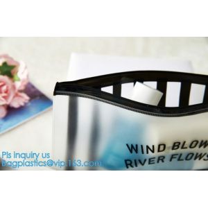 A4 file bag slider zipper envelope slider closure bag, Swimwear Packaging With