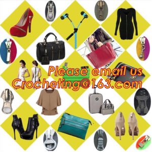 Garment accessory metal zipper fancy zipper with custom metal zipper pull,