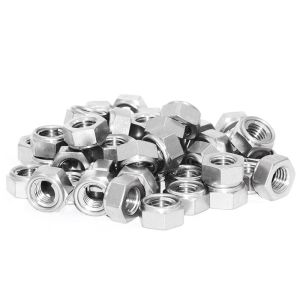 A2/A4 Stainless Steel Self-Locking Hex Nut with M6/M8/M10 Sizes for Vibration