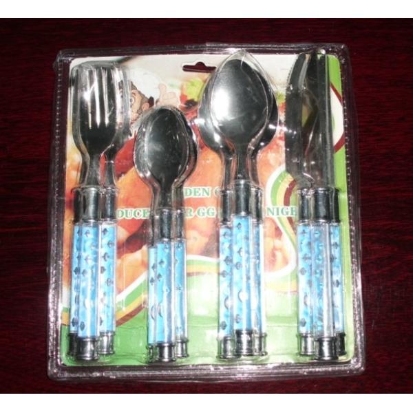 16/12pcs stainless steel tableware & tableware set & kitchenware&dinnerware