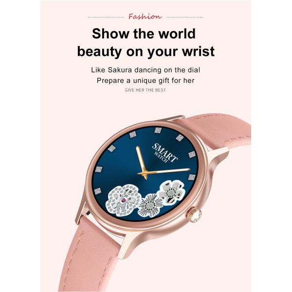 DT66 Smart Watch Women 1.09-Inch Full Heart Rate ECG Smartwatch 2020 Fitness Tracker Sport Watch Waterproof For IOS Xia