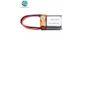 China Lithium Metal Polymer Batteries 3.7v 110mah KC High Quality Hot Selling Low Price Rechargeable 551522 3.7V 110mah on sale