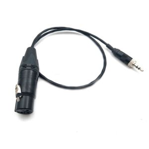 0.5M Length Camera Audio Cable , 3 Pin XLR Female To 3.5 Mm Cable For Audio